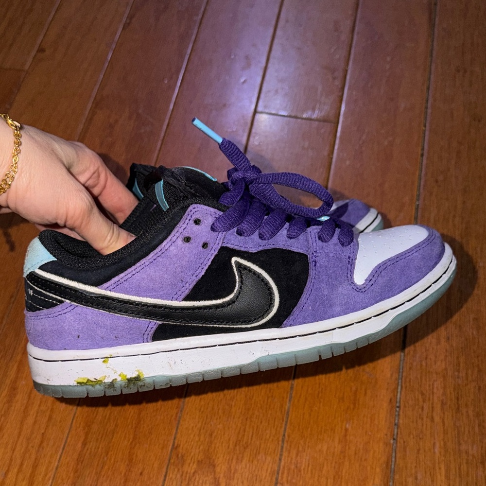 Nike Kids Sneakers Purple Black White